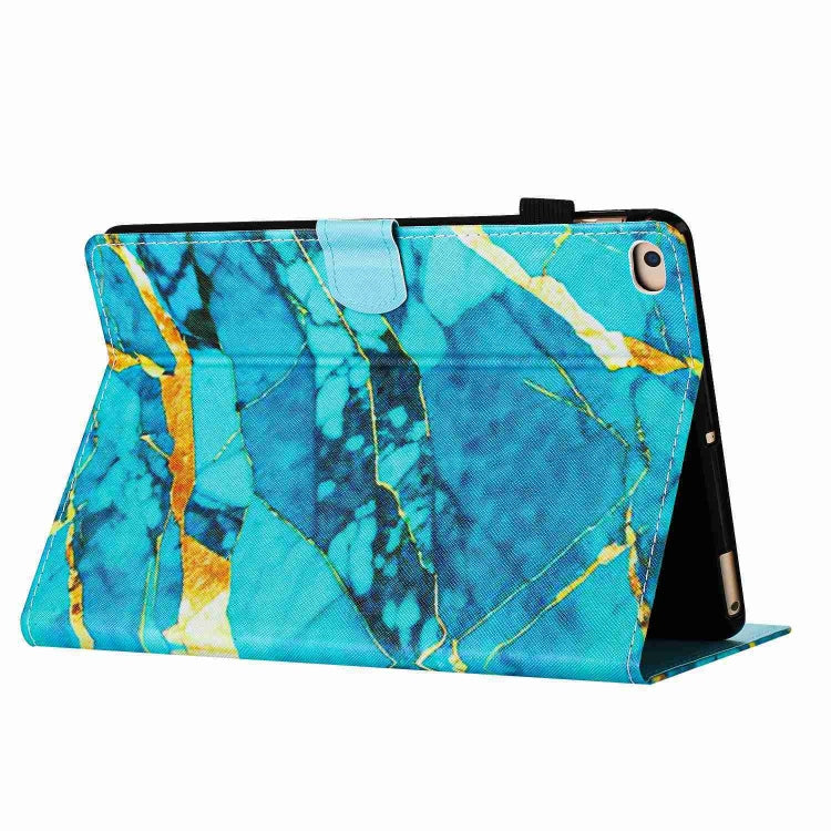 Marble Pattern Stitching Smart Leather Tablet Case, For iPad 9.7 2018 / 2017