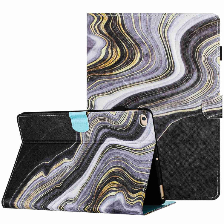 Marble Pattern Stitching Smart Leather Tablet Case, For iPad 9.7 2018 / 2017