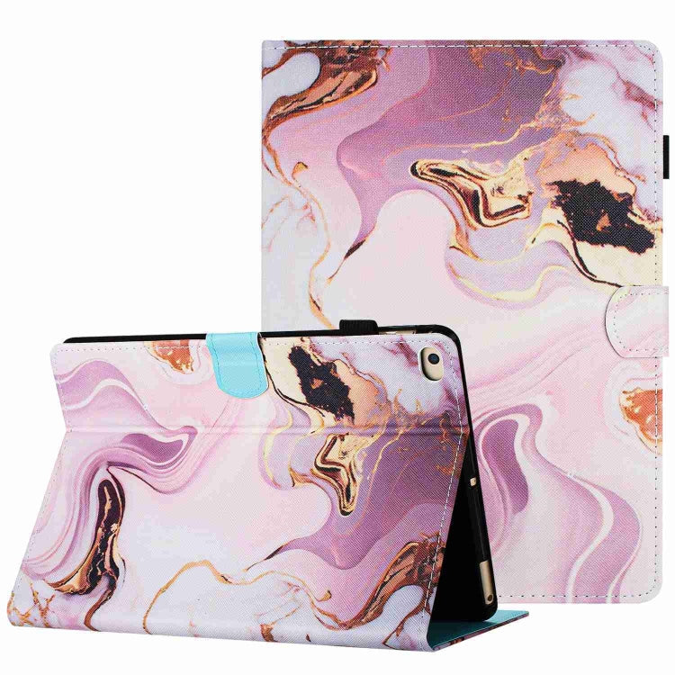 Marble Pattern Stitching Smart Leather Tablet Case, For iPad 9.7 2018 / 2017