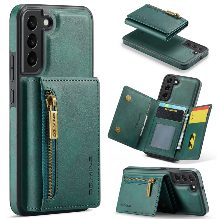 DG.MING M5 Series Zip RFID Multi Card Detachable Leather Phone Case, For Samsung Galaxy S23+, For Samsung Galaxy S23, For Samsung Galaxy S22 Ultra, For Samsung Galaxy S22+, For Samsung Galaxy S22, For Samsung Galaxy S21 Ultra