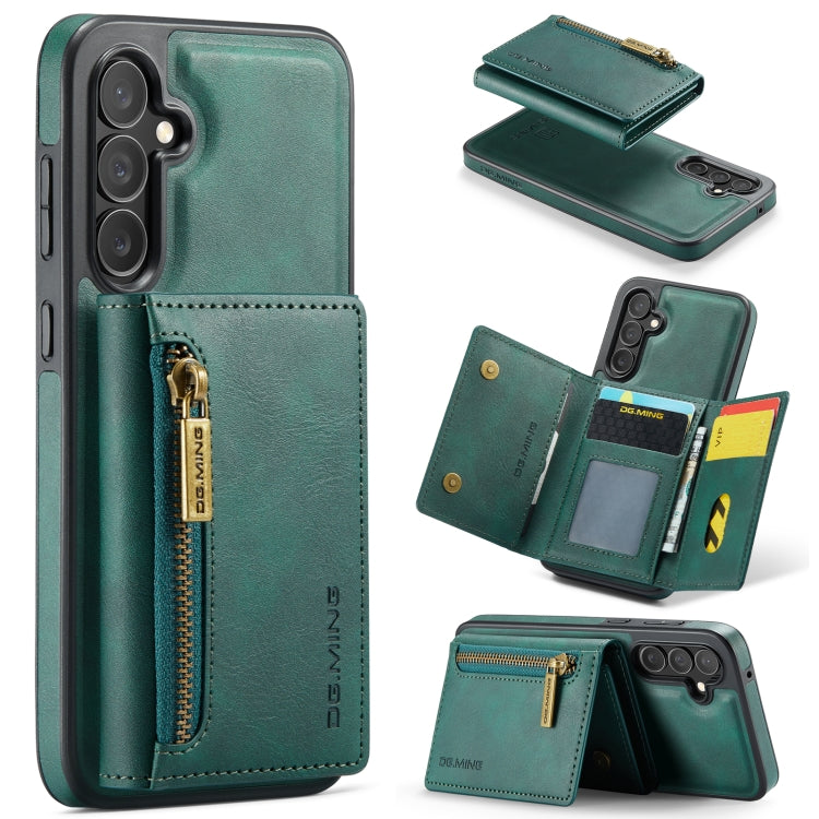 DG.MING M5 Series Zip RFID Multi Card Detachable Leather Phone Case, For Samsung Galaxy S24 FE 5G, For Samsung Galaxy S24 Ultra 5G, For Samsung Galaxy S24+ 5G, For Samsung Galaxy S24 5G, For Samsung Galaxy S23 FE 5G, For Samsung Galaxy S23 Ultra