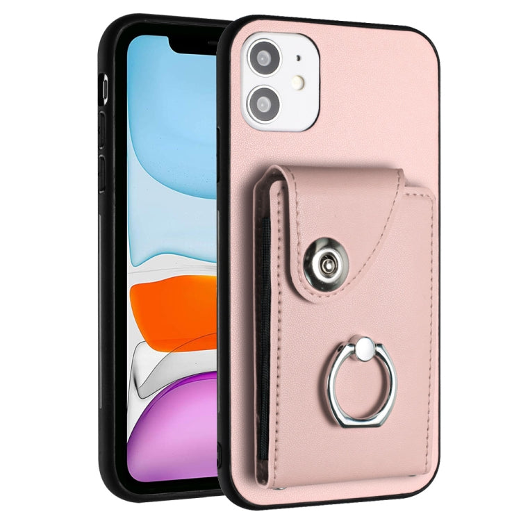 Organ Card Bag Ring Holder Phone Case, For iPhone 12 mini, For iPhone 11 Pro Max, For iPhone 11, For iPhone 11 Pro