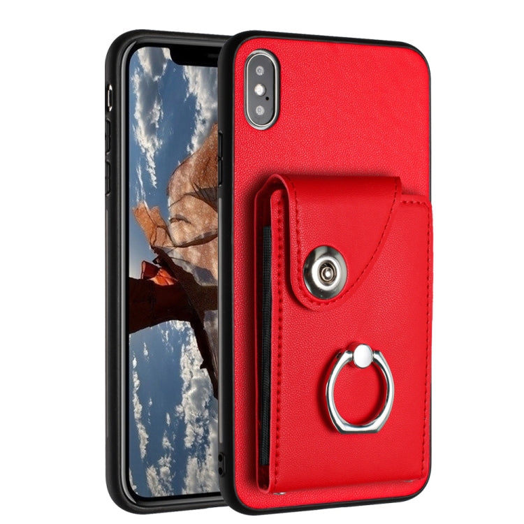 Organ Card Bag Ring Holder Phone Case, For iPhone 12 mini, For iPhone 11 Pro Max, For iPhone 11, For iPhone 11 Pro, For iPhone X / XS