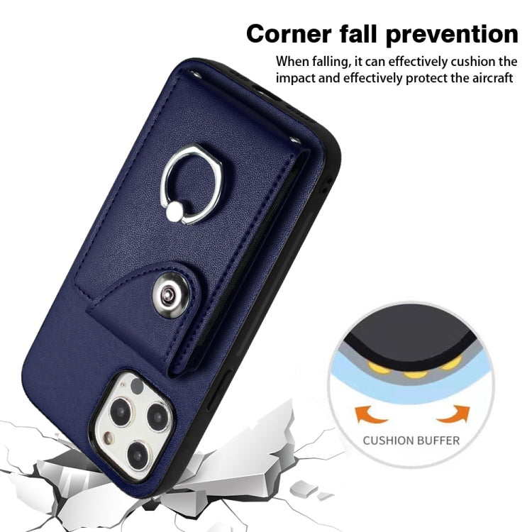 Organ Card Bag Ring Holder Phone Case, For iPhone 12 mini, For iPhone 11 Pro Max, For iPhone 11, For iPhone 11 Pro