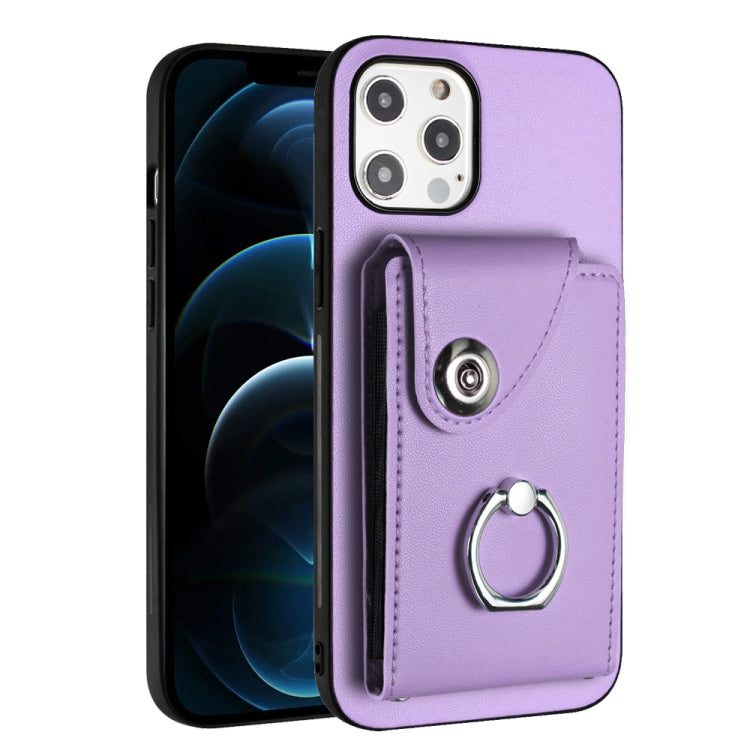 Organ Card Bag Ring Holder Phone Case, For iPhone 12 mini, For iPhone 11 Pro Max, For iPhone 11, For iPhone 11 Pro