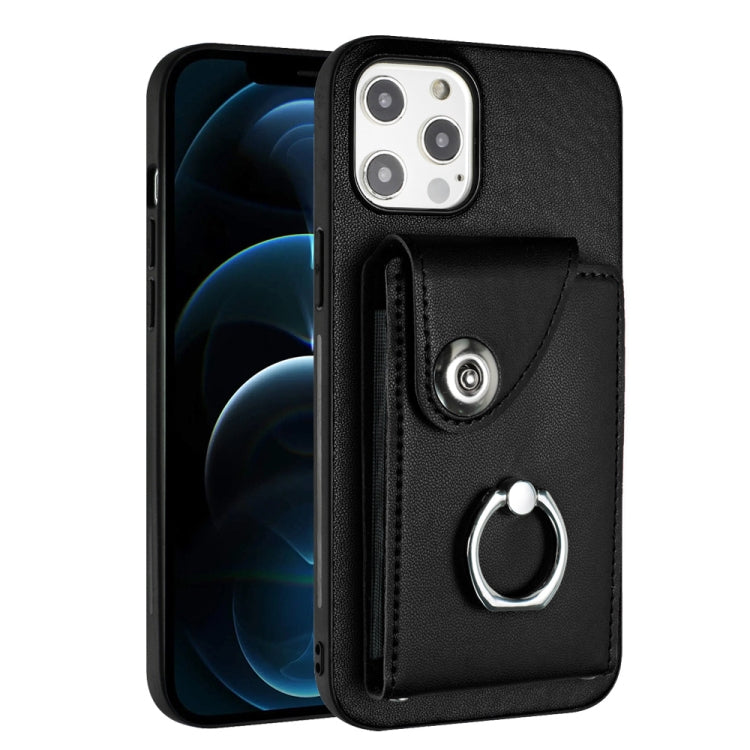 Organ Card Bag Ring Holder Phone Case, For iPhone 12 mini, For iPhone 11 Pro Max, For iPhone 11, For iPhone 11 Pro