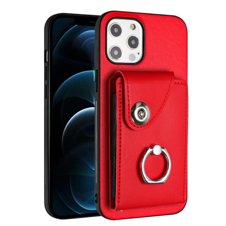 Organ Card Bag Ring Holder Phone Case, For iPhone 12 mini, For iPhone 11 Pro Max, For iPhone 11, For iPhone 11 Pro, For iPhone X / XS