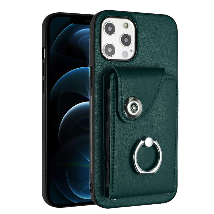 Organ Card Bag Ring Holder Phone Case, For iPhone 12 mini, For iPhone 11 Pro Max, For iPhone 11, For iPhone 11 Pro