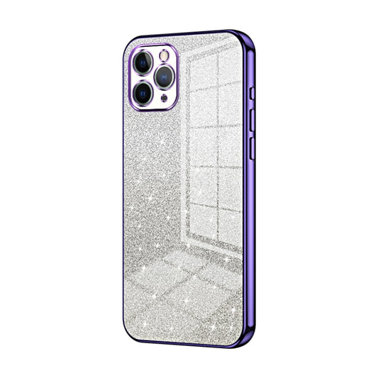 Gradient Glitter Powder Electroplated Phone Case, For iPhone 11 Pro, For iPhone X / XS, For iPhone XR