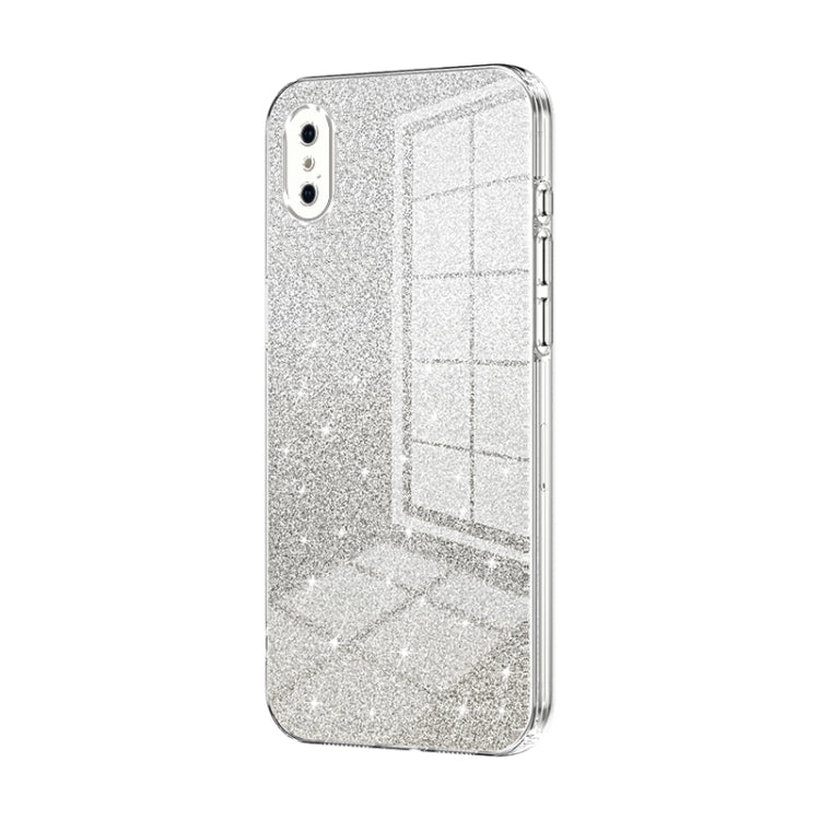 Gradient Glitter Powder Electroplated Phone Case