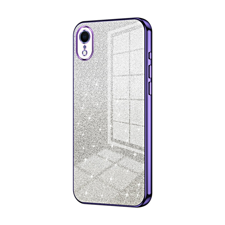 Gradient Glitter Powder Electroplated Phone Case, For iPhone 11 Pro, For iPhone X / XS, For iPhone XR
