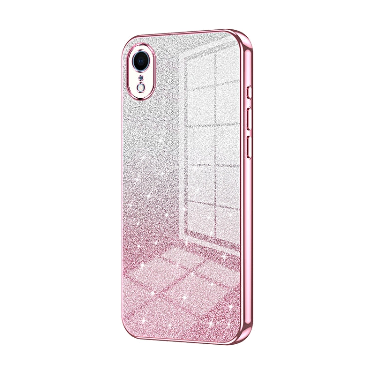 Gradient Glitter Powder Electroplated Phone Case, For iPhone 11 Pro, For iPhone X / XS, For iPhone XR