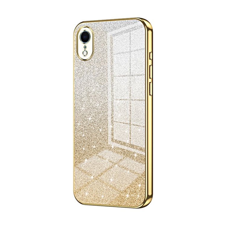Gradient Glitter Powder Electroplated Phone Case, For iPhone 11 Pro, For iPhone X / XS, For iPhone XR
