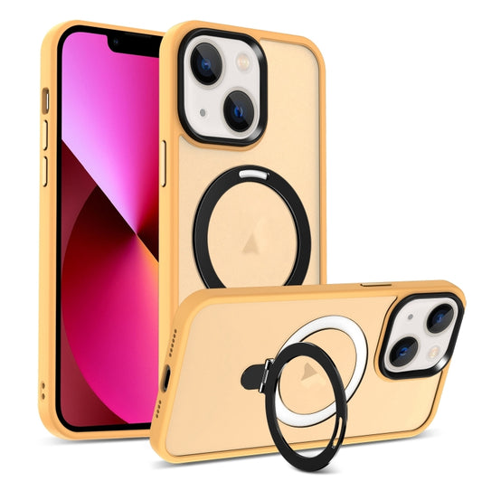 Skin-feel MagSafe Holder PC Hybrid TPU Phone Case, For iPhone 13, For iPhone 12, For iPhone 12 Pro Max