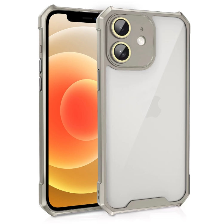 Shockproof Acrylic Phone Case with Lens Glass Film, For iPhone 12, For iPhone 12 Pro Max, For iPhone 12 Pro, For iPhone 11 Pro Max, For iPhone 11