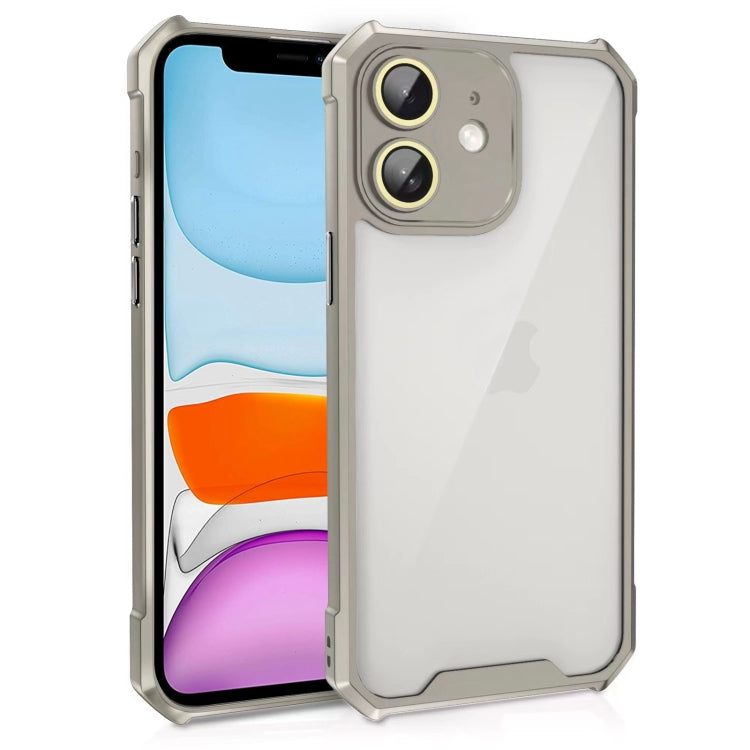 Shockproof Acrylic Phone Case with Lens Glass Film, For iPhone 12, For iPhone 12 Pro Max, For iPhone 12 Pro, For iPhone 11 Pro Max, For iPhone 11