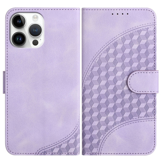 YX0060 Elephant Head Embossed Phone Leather Case with Lanyard