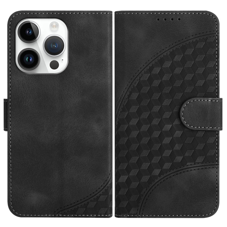 YX0060 Elephant Head Embossed Phone Leather Case with Lanyard, For iPhone 13 Pro, For iPhone 13, For iPhone 13 mini