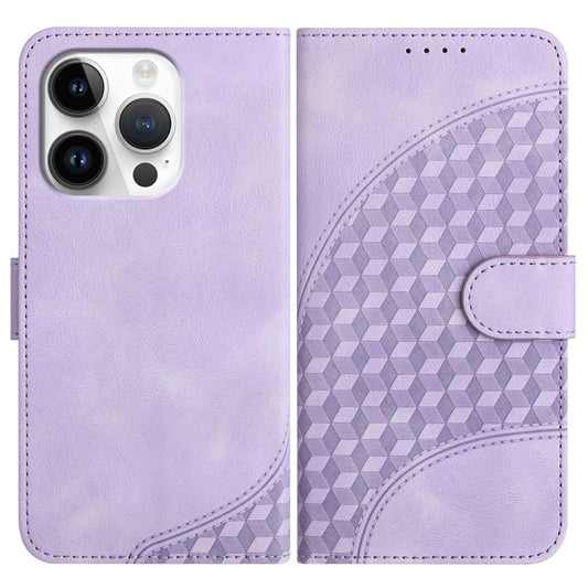YX0060 Elephant Head Embossed Phone Leather Case with Lanyard