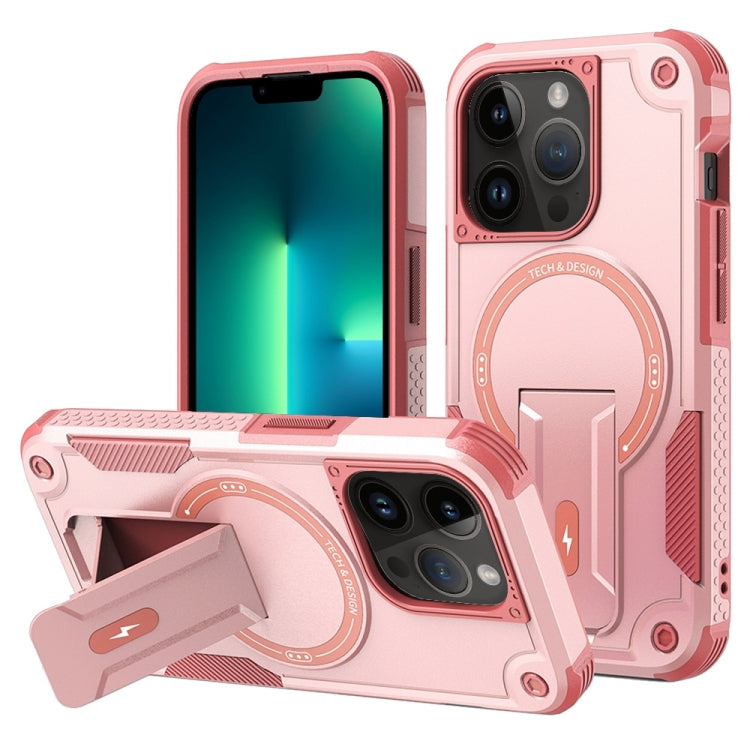 Armor Magsafe Holder PC Hybrid TPU Phone Case, For iPhone 13 Pro Max, For iPhone 13 Pro, For iPhone 13, For iPhone 12 Pro Max