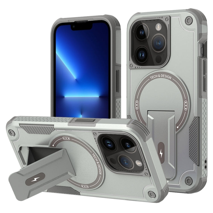 Armor Magsafe Holder PC Hybrid TPU Phone Case, For iPhone 13 Pro Max, For iPhone 13 Pro, For iPhone 13, For iPhone 12 Pro Max