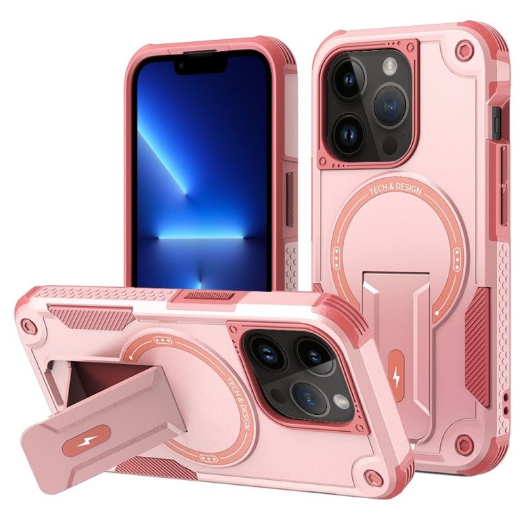 Armor Magsafe Holder PC Hybrid TPU Phone Case, For iPhone 13 Pro Max, For iPhone 13 Pro, For iPhone 13, For iPhone 12 Pro Max