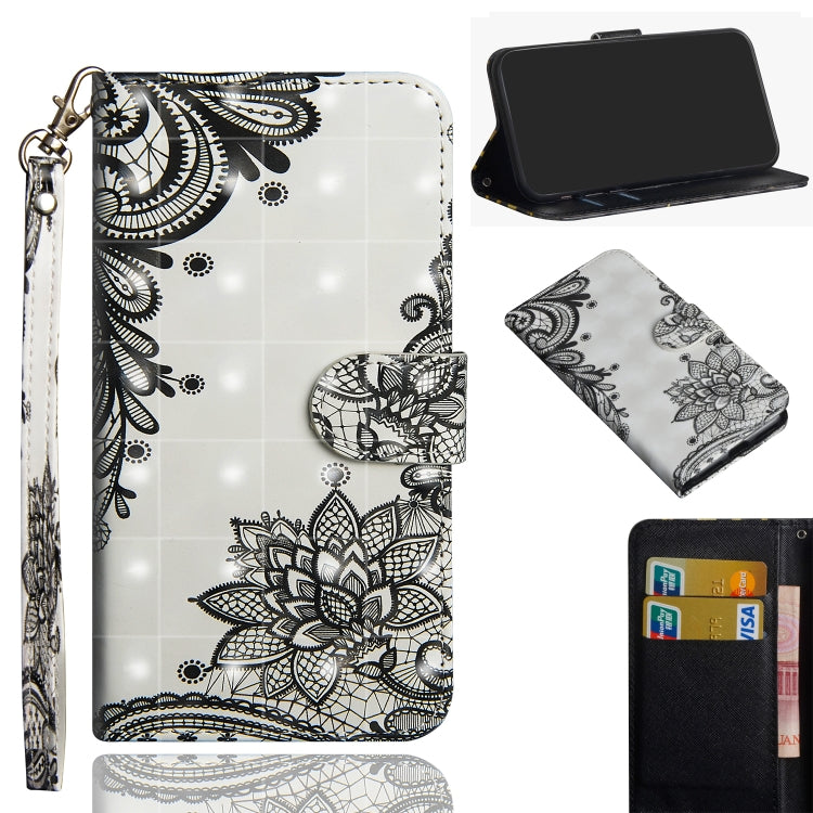 3D Painting Pattern Horizontal Flip TPU + PU Leather Case with Holder & Card Slots & Wallet & Lanyard, For LG K30 (2019), For LG K40S, For LG K41S