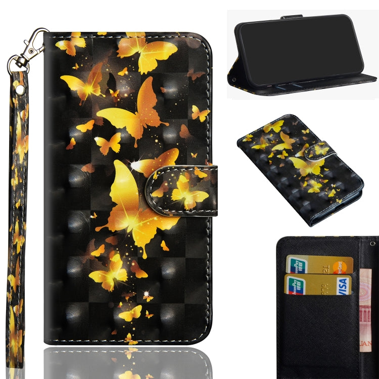 3D Painting Pattern Horizontal Flip TPU + PU Leather Case with Holder & Card Slots & Wallet & Lanyard, For LG K30 (2019), For LG K40S, For LG K41S