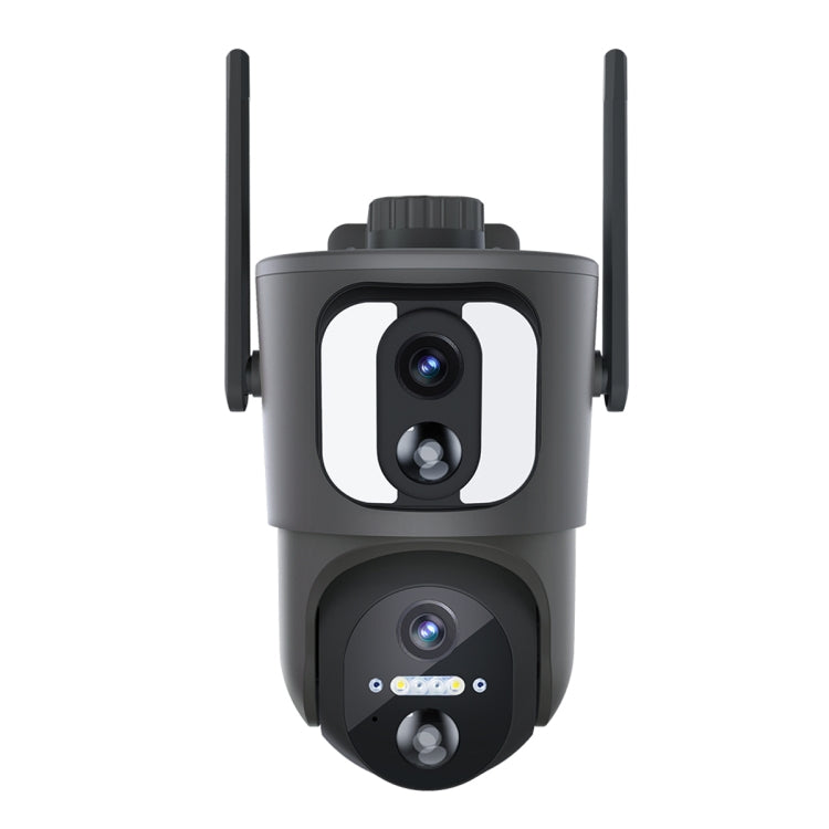 ESCAM QF390 2x2MP Binocular Solar WiFi Camera Supports Two-way Voice & Alarm Recording, QF390