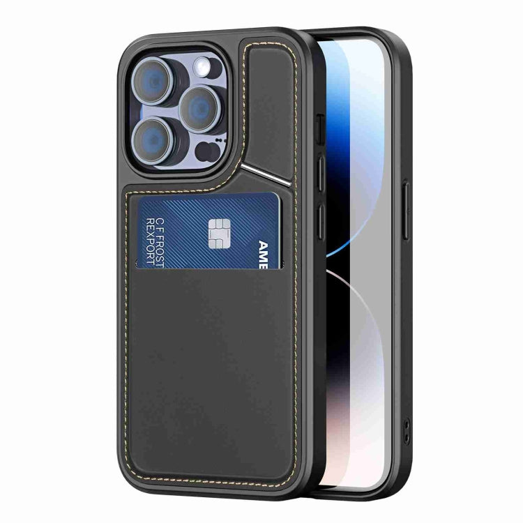 DUX DUCIS Rafi II Series MagSafe Magnetic Holder RFID Phone Case, For iPhone 14 / 13, For iPhone 14 Pro, For iPhone 14 Pro Max, For iPhone 13 Pro Max, For iPhone 13 Pro