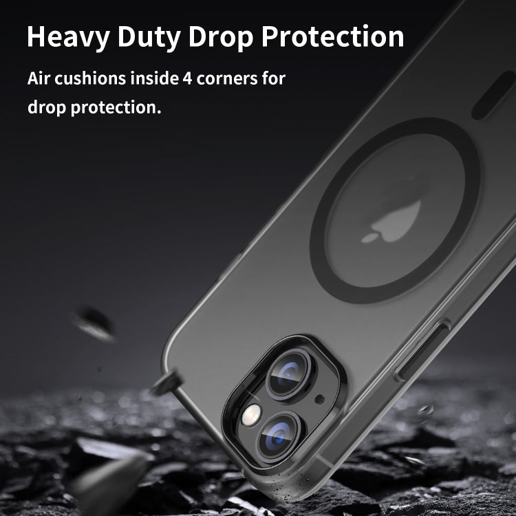 MagSafe Frosted Translucent TPU + PC Full Coverage Phone Case