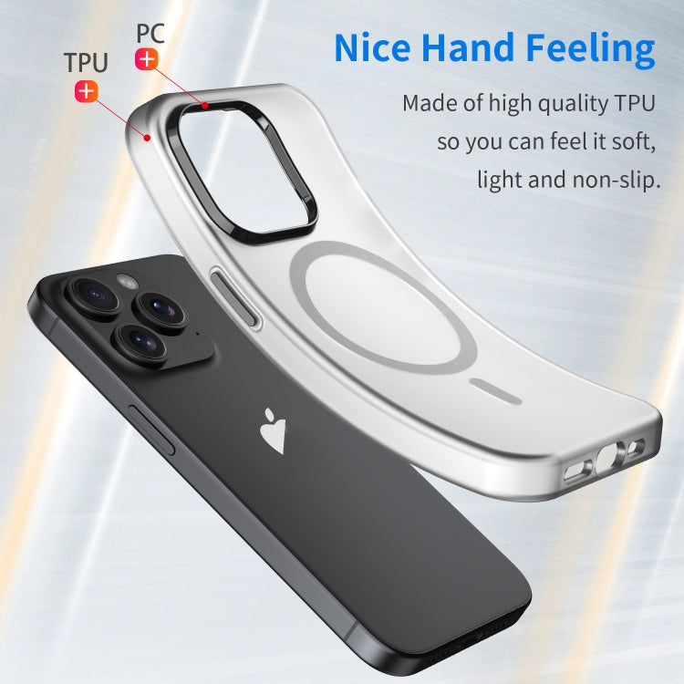 MagSafe Frosted Translucent TPU + PC Full Coverage Phone Case, For iPhone 15 Pro, For iPhone 15 Plus, For iPhone 15