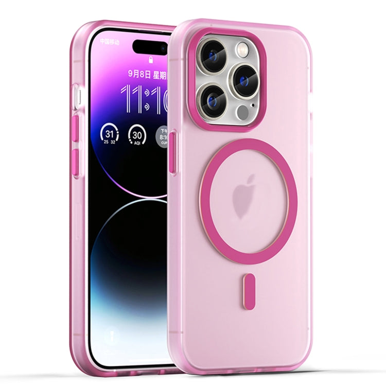 MagSafe Frosted Translucent TPU + PC Full Coverage Phone Case, For iPhone 15 Pro, For iPhone 15 Plus, For iPhone 15