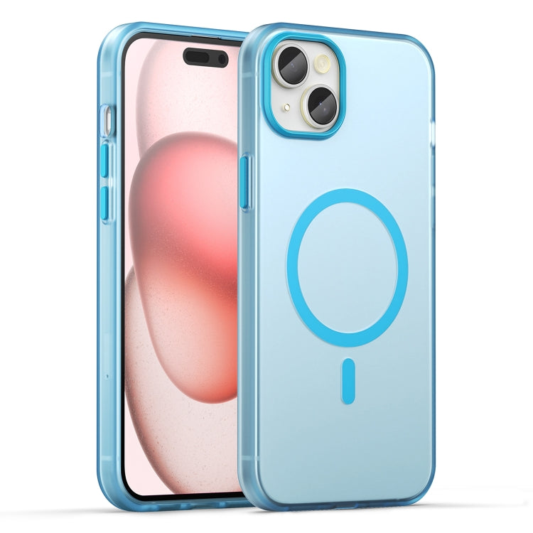 MagSafe Frosted Translucent TPU + PC Full Coverage Phone Case, For iPhone 15 Pro, For iPhone 15 Plus, For iPhone 15