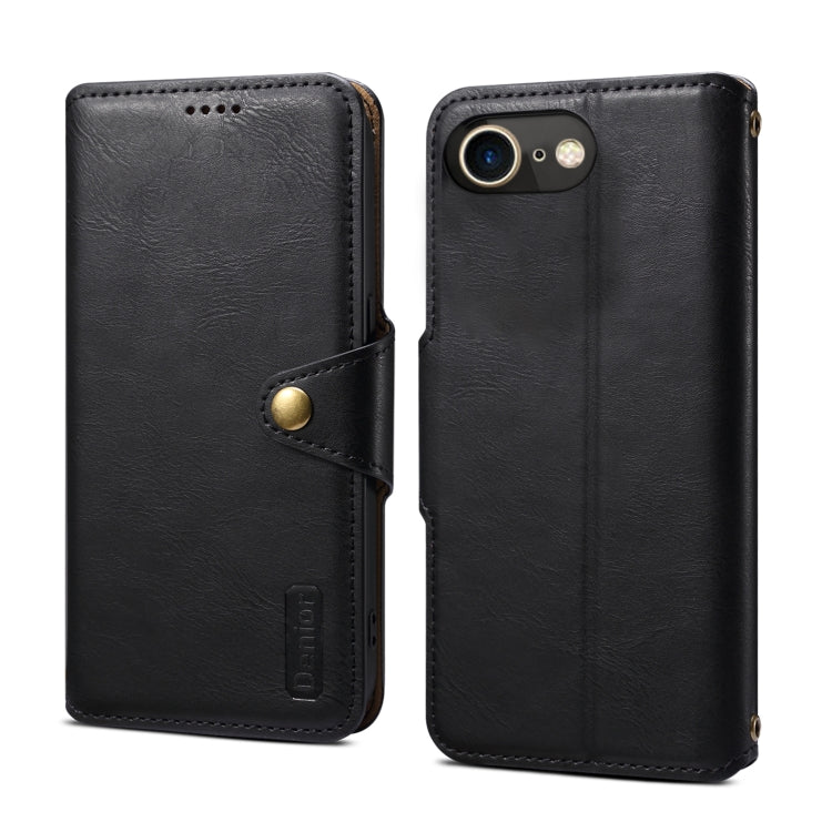 Denior Cowhide Texture Wallet Style Leather Phone Case, For iPhone 14 Plus, For iPhone 14, For iPhone 14 Pro, For iPhone 14 Pro Max, For iPhone SE 2022/SE 2020/6/7/8, For iPhone 13 Pro Max, For iPhone 13 Pro, For iPhone 13