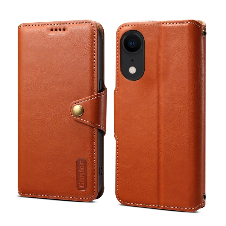 Denior Cowhide Texture Wallet Style Leather Phone Case, For iPhone 12, For iPhone 12 Pro Max, For iPhone 12 Pro, For iPhone 11 Pro Max, For iPhone 11, For iPhone 11 Pro, For iPhone XS / X, For iPhone XR