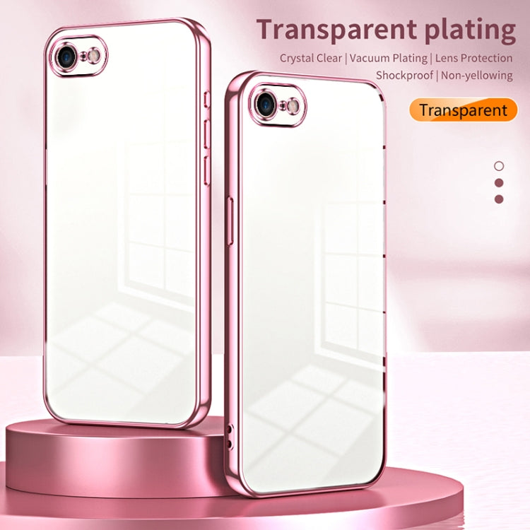 Transparent Plating Fine Hole Phone Case, For iPhone SE 2022 / 2020 / 8 / 7, For iPhone 13 Pro Max, For iPhone 13 Pro, For iPhone 13