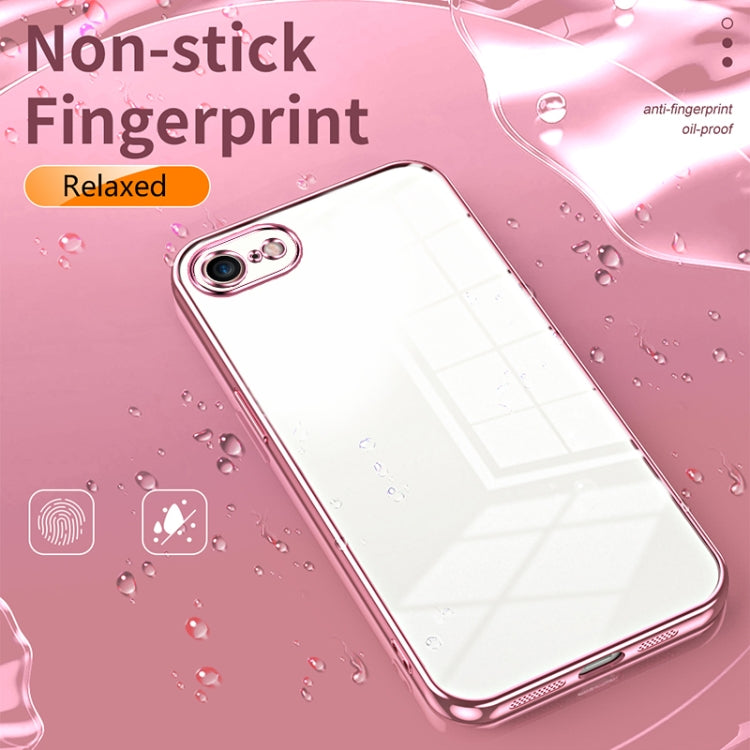 Transparent Plating Fine Hole Phone Case, For iPhone SE 2022 / 2020 / 8 / 7, For iPhone 13 Pro Max, For iPhone 13 Pro, For iPhone 13