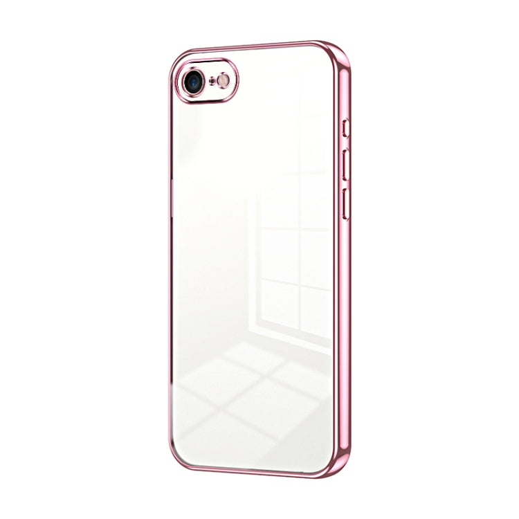 Transparent Plating Fine Hole Phone Case, For iPhone SE 2022 / 2020 / 8 / 7, For iPhone 13 Pro Max, For iPhone 13 Pro, For iPhone 13