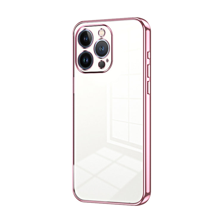 Transparent Plating Fine Hole Phone Case, For iPhone SE 2022 / 2020 / 8 / 7, For iPhone 13 Pro Max, For iPhone 13 Pro, For iPhone 13