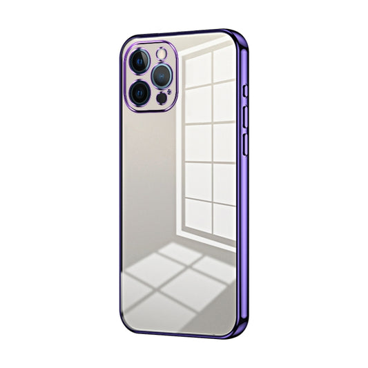 Transparent Plating Fine Hole Phone Case