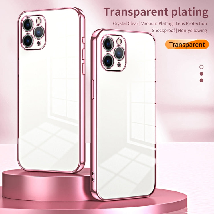 Transparent Plating Fine Hole Phone Case, For iPhone 11 Pro, For iPhone X / XS, For iPhone XR