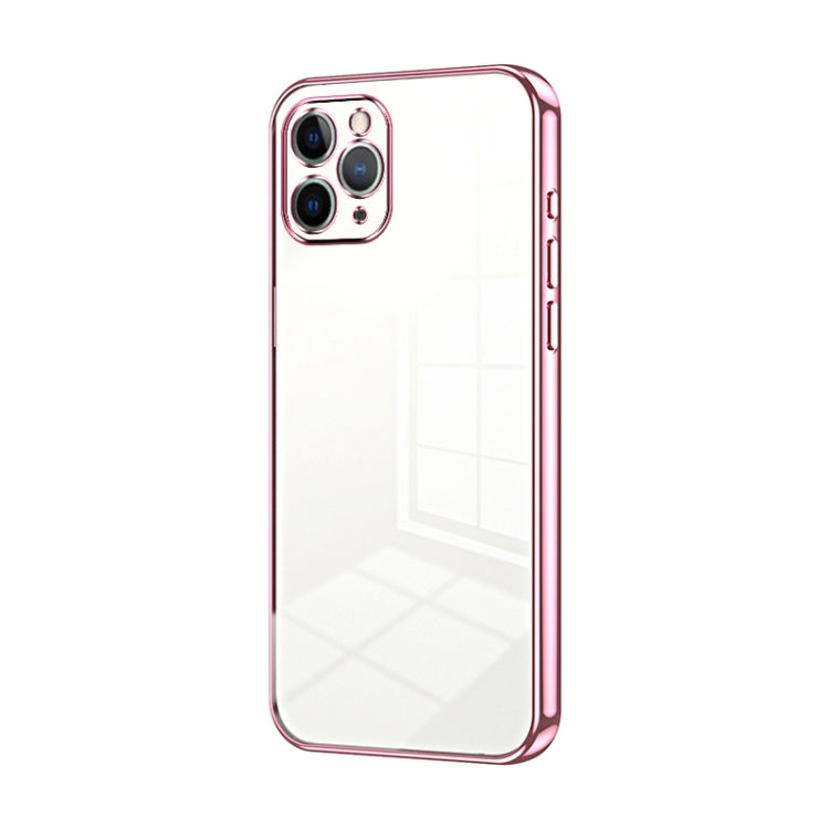 Transparent Plating Fine Hole Phone Case, For iPhone 11 Pro, For iPhone X / XS, For iPhone XR