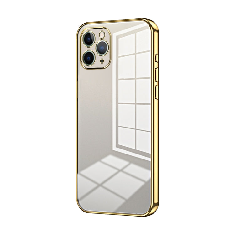 Transparent Plating Fine Hole Phone Case, For iPhone 11 Pro, For iPhone X / XS, For iPhone XR