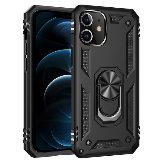 Shockproof TPU + PC Protective Case with 360 Degree Rotating Holder, For iPhone 12 Pro Max, For iPhone 12 / 12 Pro, For iPhone 12 mini, For LG Harmony 4
