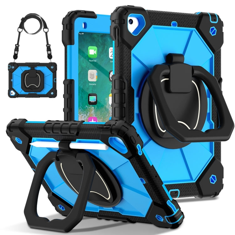 Contrast Color Robot Silicone Hybrid PC Tablet Case, For iPad 10.2 2021 / 2020 / 2019, For iPad Air / Air 2 / 9.7 2018/2017