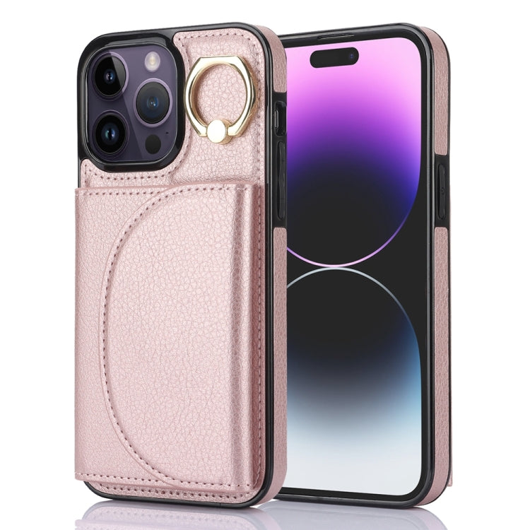 YM007 Ring Holder Card Bag Skin Feel Phone Case, For iPhone 14 Pro, For iPhone 14 Pro Max, For iPhone SE 2020 / 2020 / 8 / 7, For iPhone 13 Pro Max, For iPhone 13 Pro