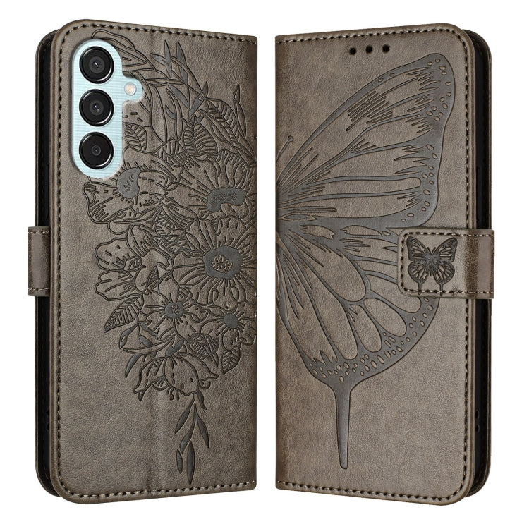 Embossed Butterfly Leather Phone Case, For Samsung Galaxy S24 FE 5G, For Samsung Galaxy M55, For Samsung Galaxy M15 / F15 5G Global, For Samsung Galaxy Xcover7