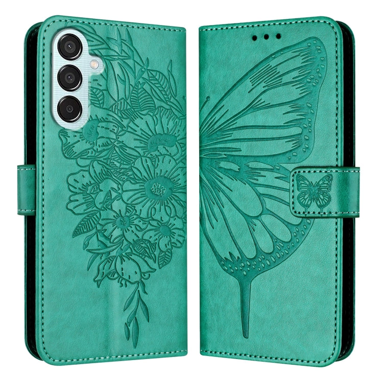 Embossed Butterfly Leather Phone Case, For Samsung Galaxy S24 FE 5G, For Samsung Galaxy M55, For Samsung Galaxy M15 / F15 5G Global, For Samsung Galaxy Xcover7