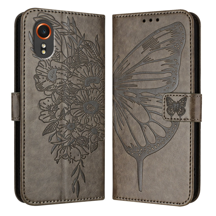 Embossed Butterfly Leather Phone Case, For Samsung Galaxy S24 FE 5G, For Samsung Galaxy M55, For Samsung Galaxy M15 / F15 5G Global, For Samsung Galaxy Xcover7